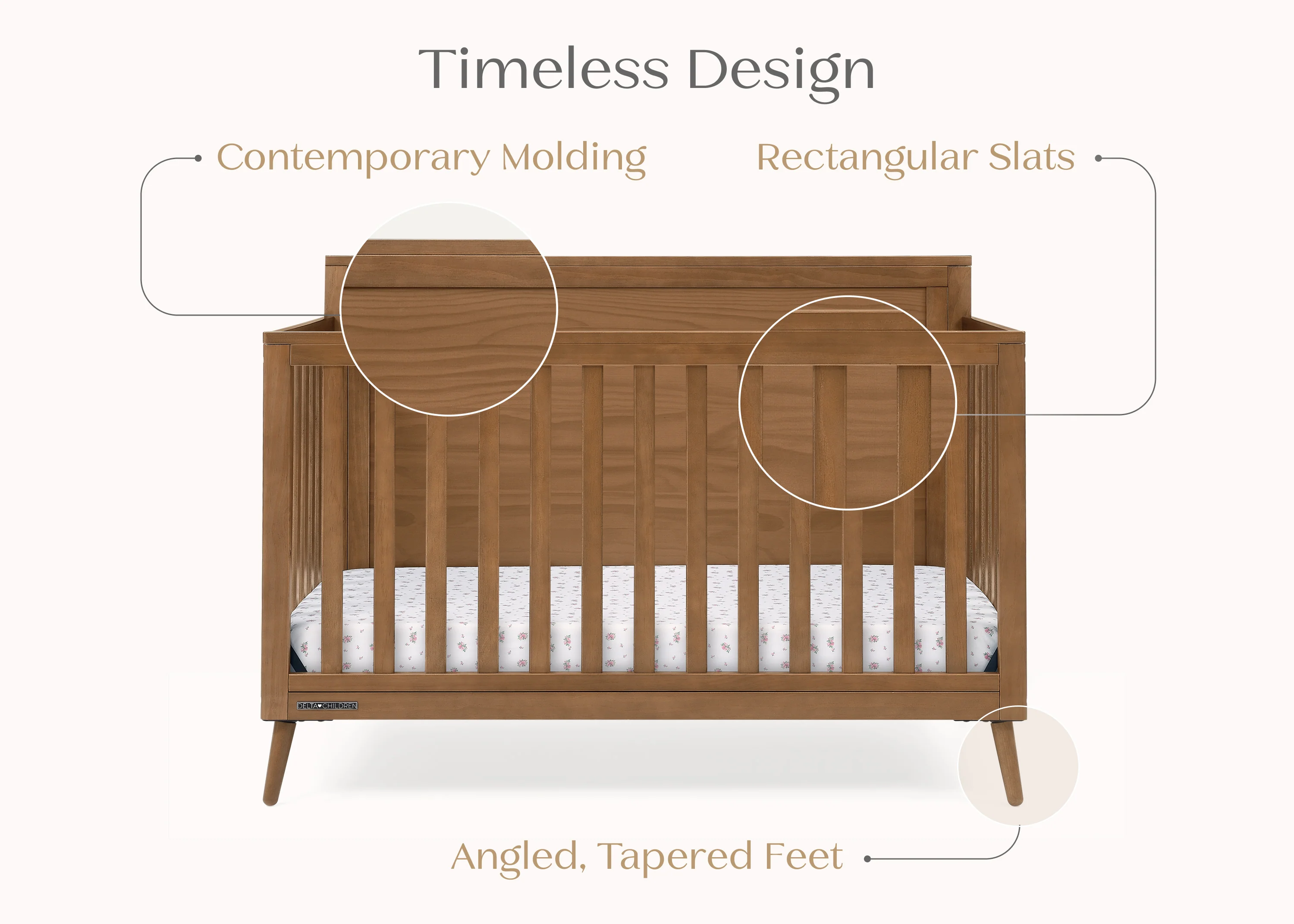 Lola 6-in-1 Convertible Crib - Image 7