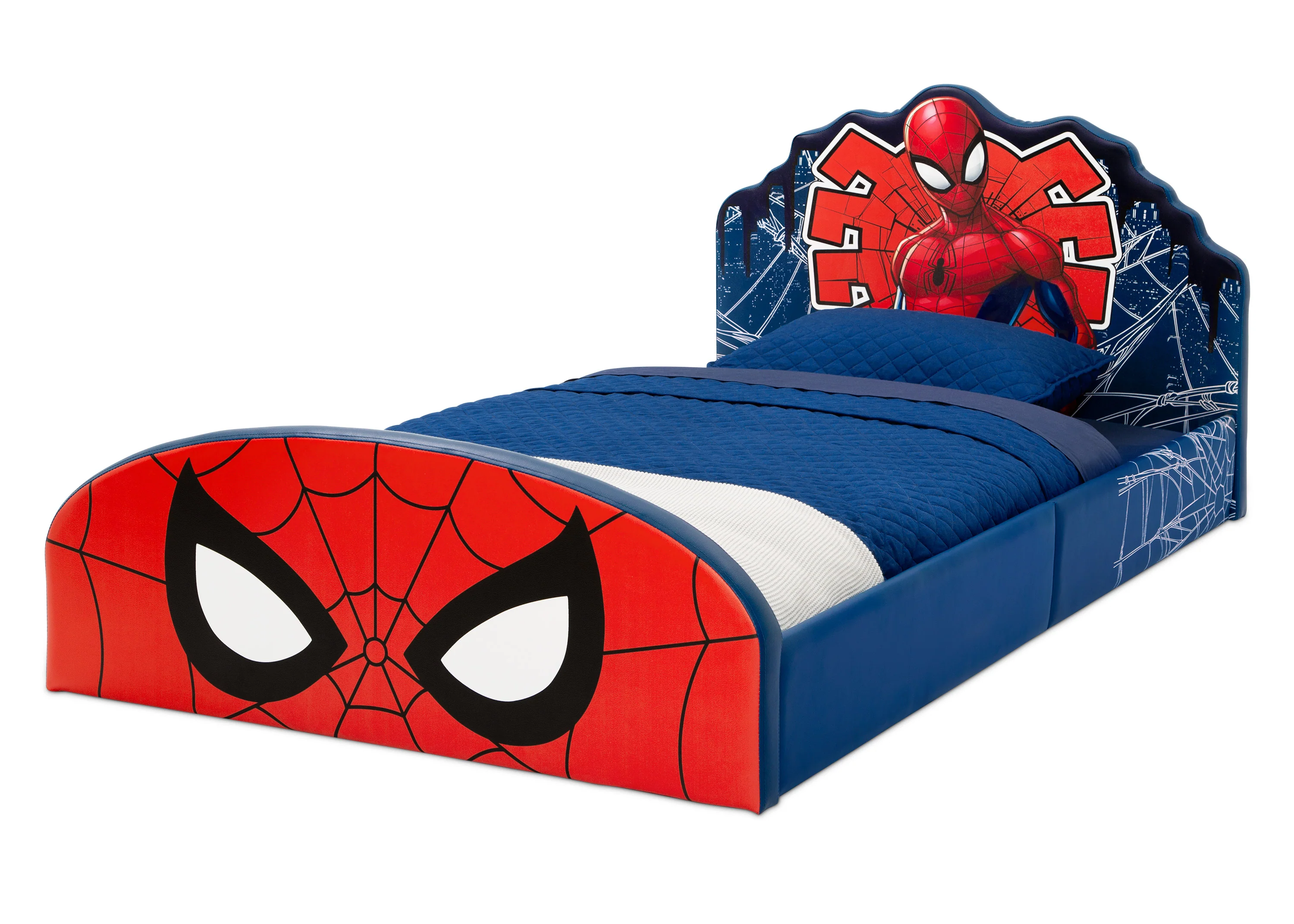 Marvel Spider-Man Upholstered Twin Bed - Image 3