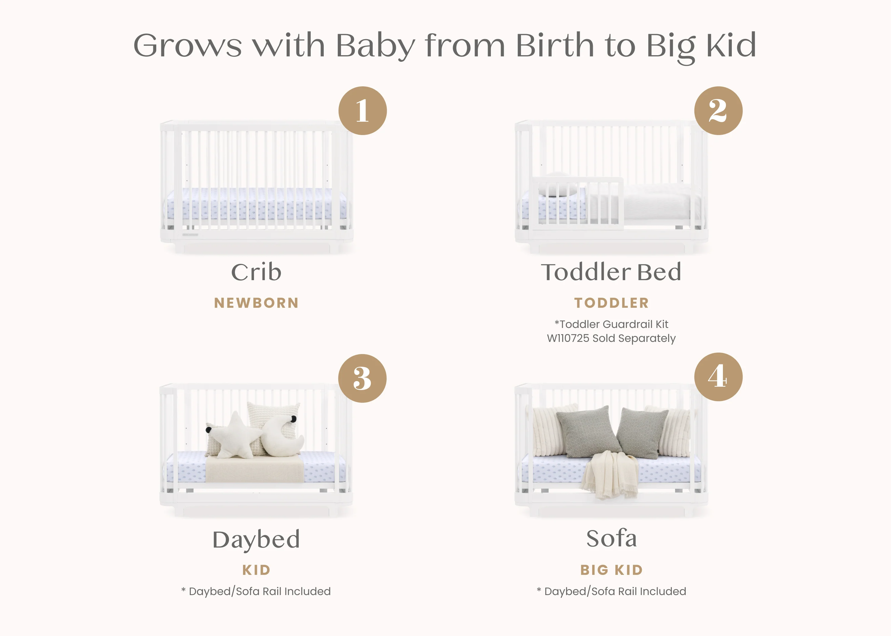 Nest 4-in-1 Convertible Crib - Image 21