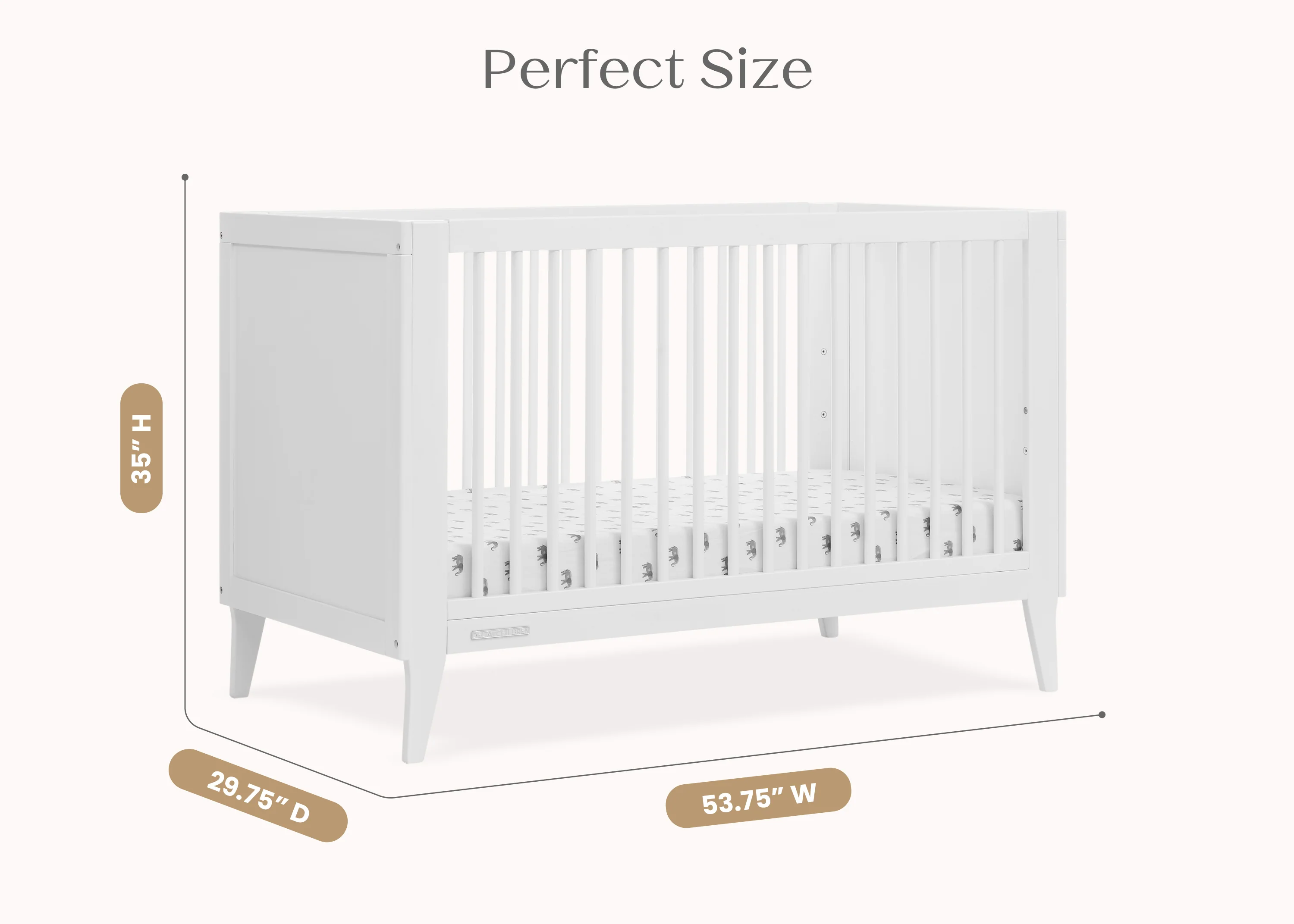 Ollie 4-in-1 Convertible Crib - Image 7