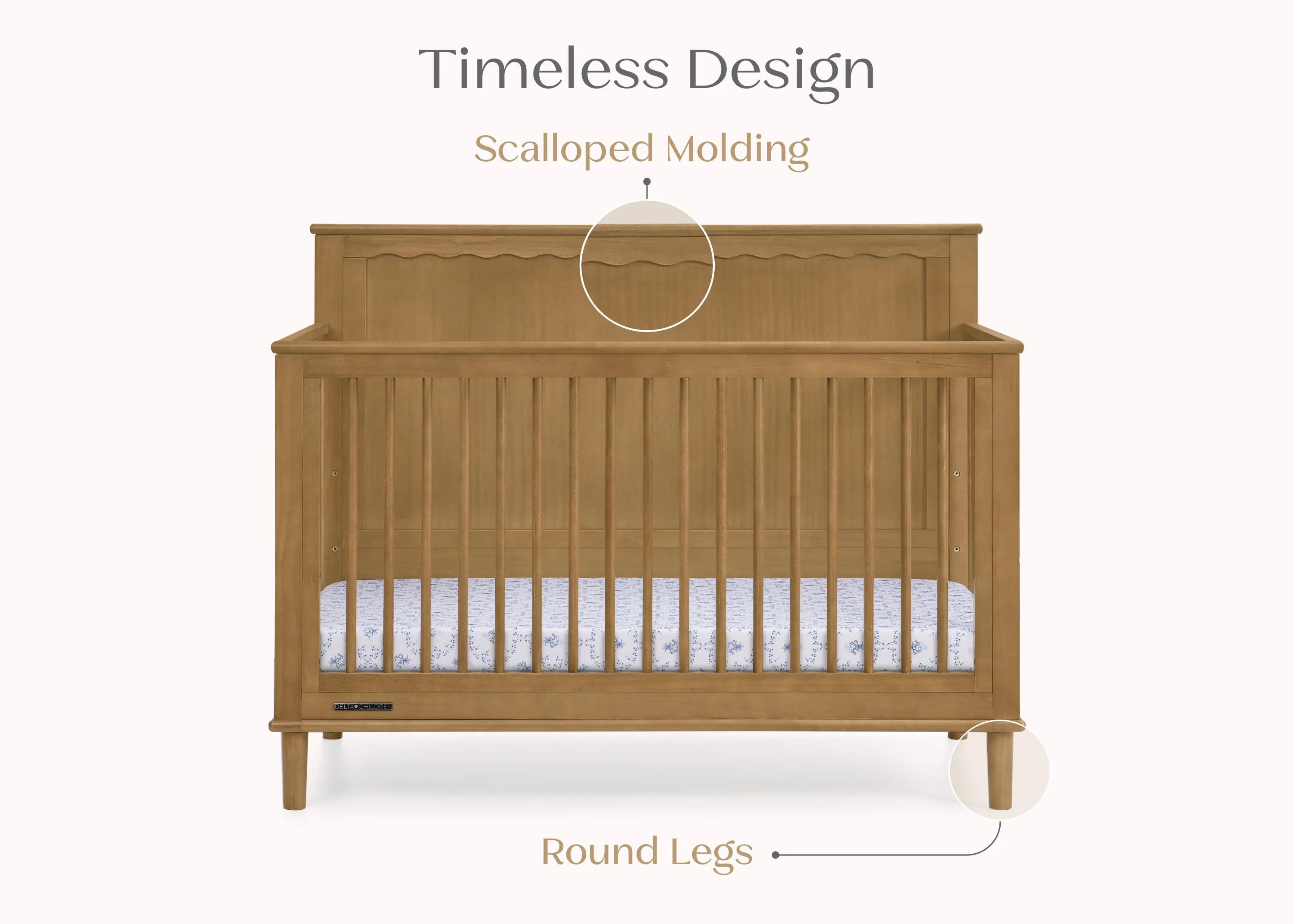 Penelope 6-in-1 Convertible Crib - Image 6