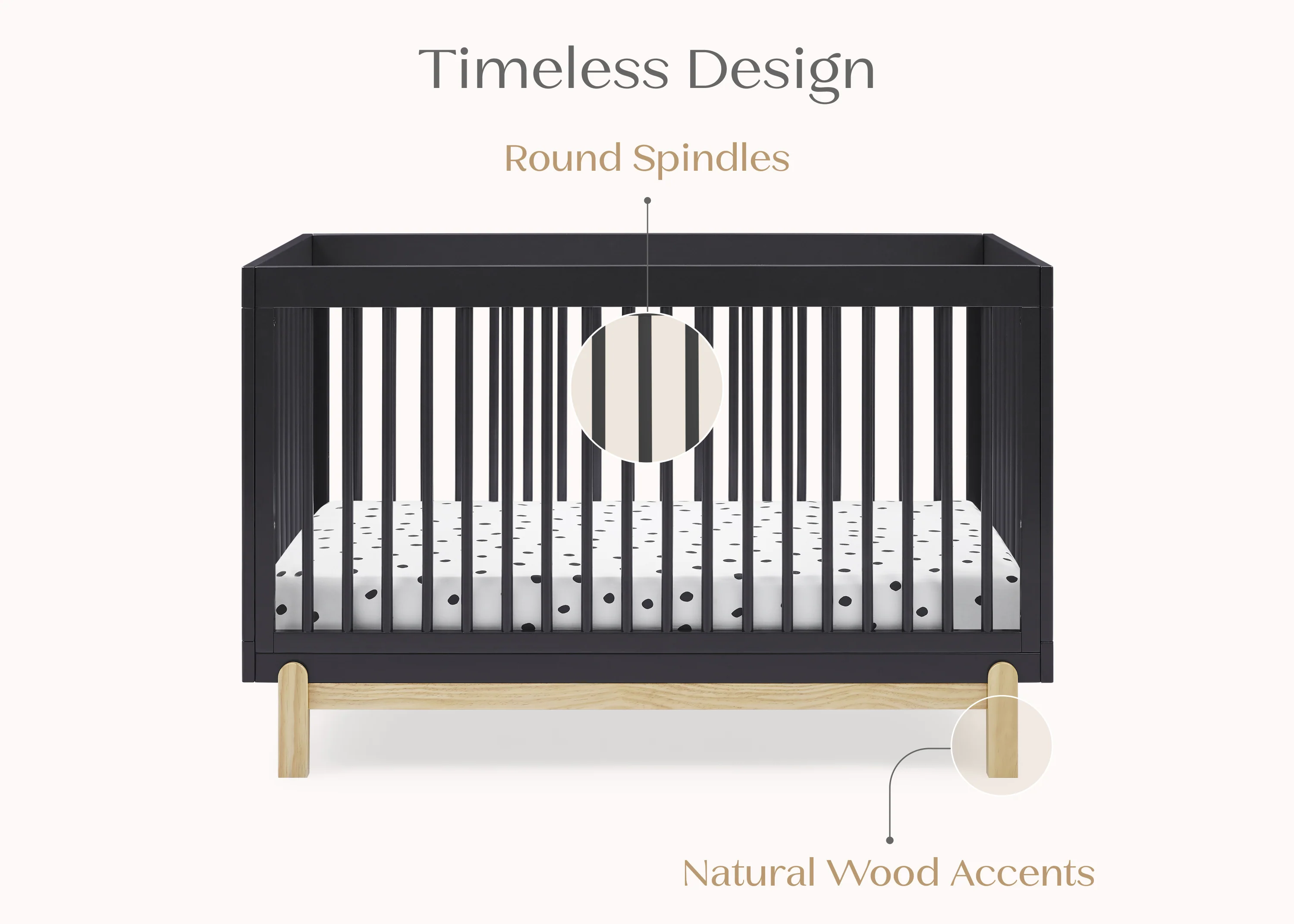 Poppy 4-in-1 Convertible Crib - Image 23