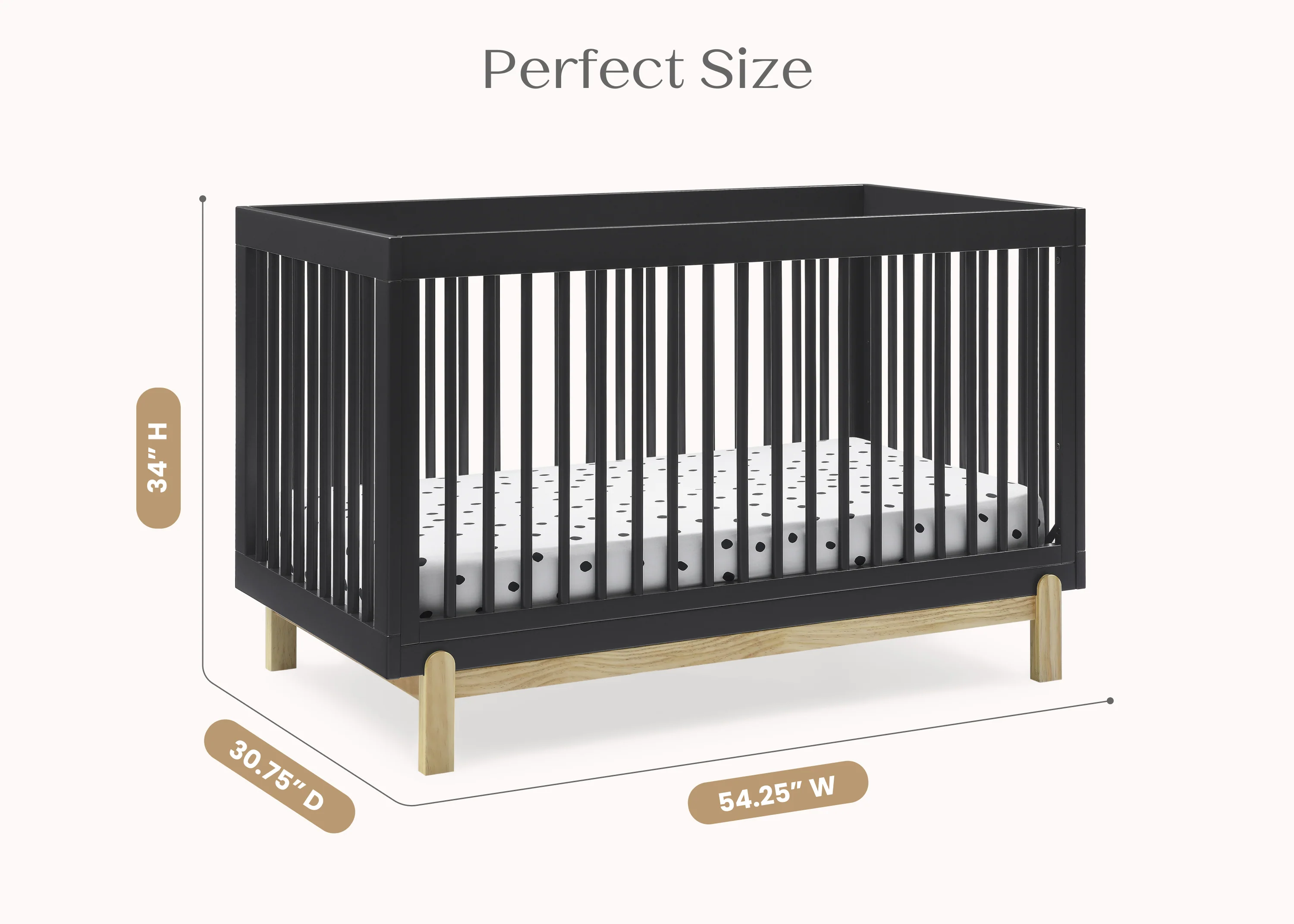 Poppy 4-in-1 Convertible Crib - Image 24