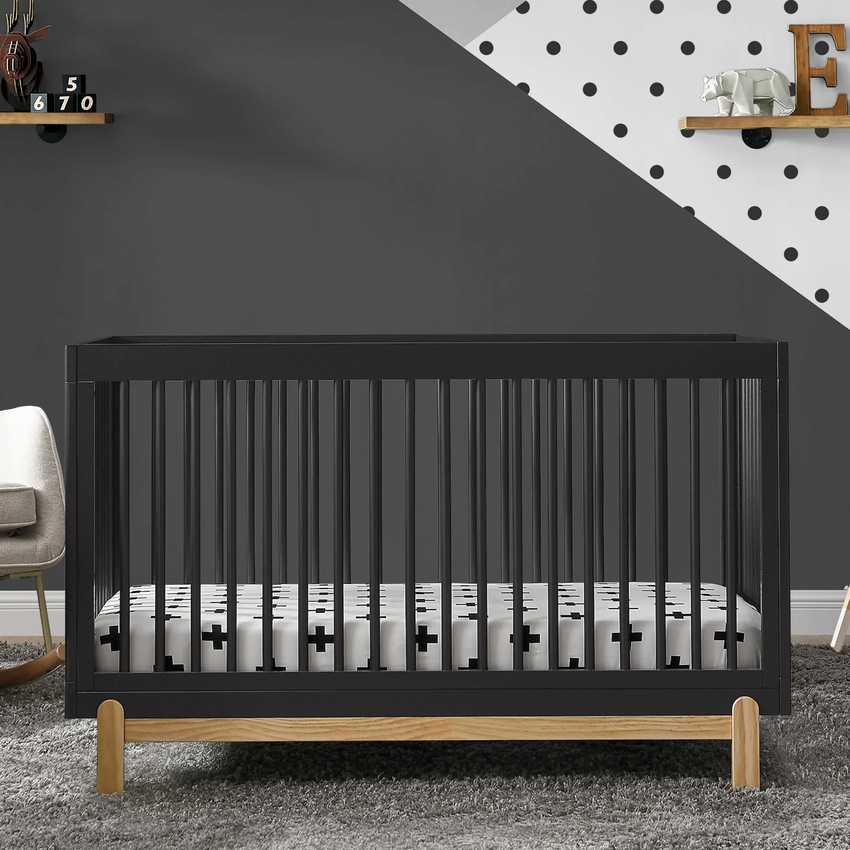 Poppy 4-in-1 Convertible Crib - Image 34