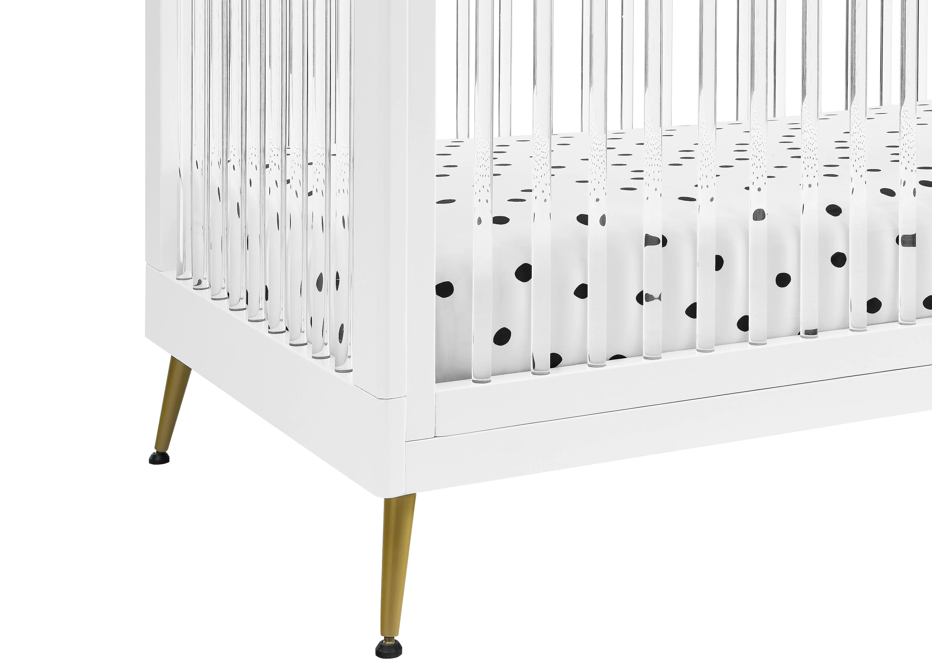 Sloane 4-in-1 Acrylic Convertible Crib - Image 14
