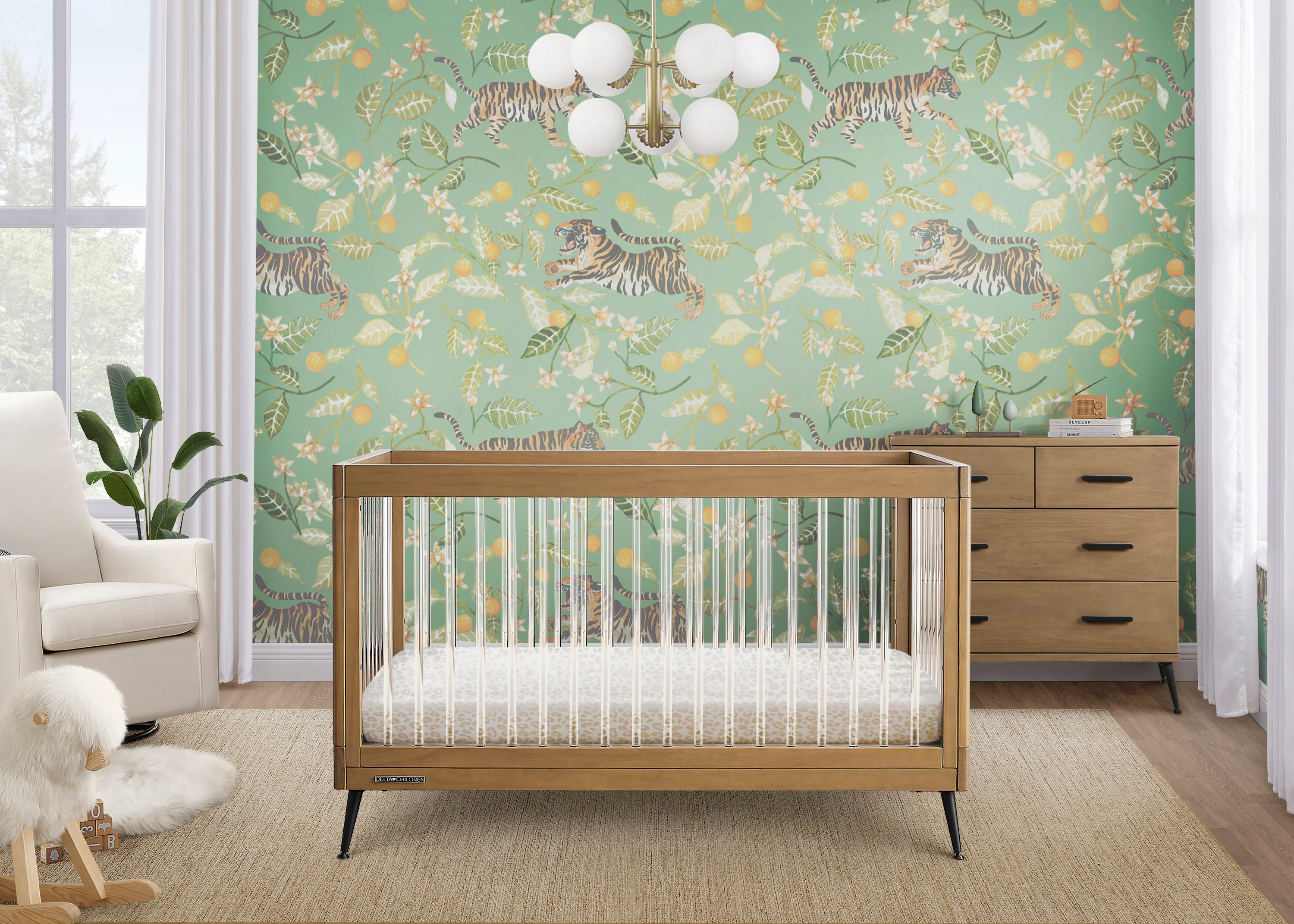 Sloane 4-in-1 Acrylic Convertible Crib - Image 34