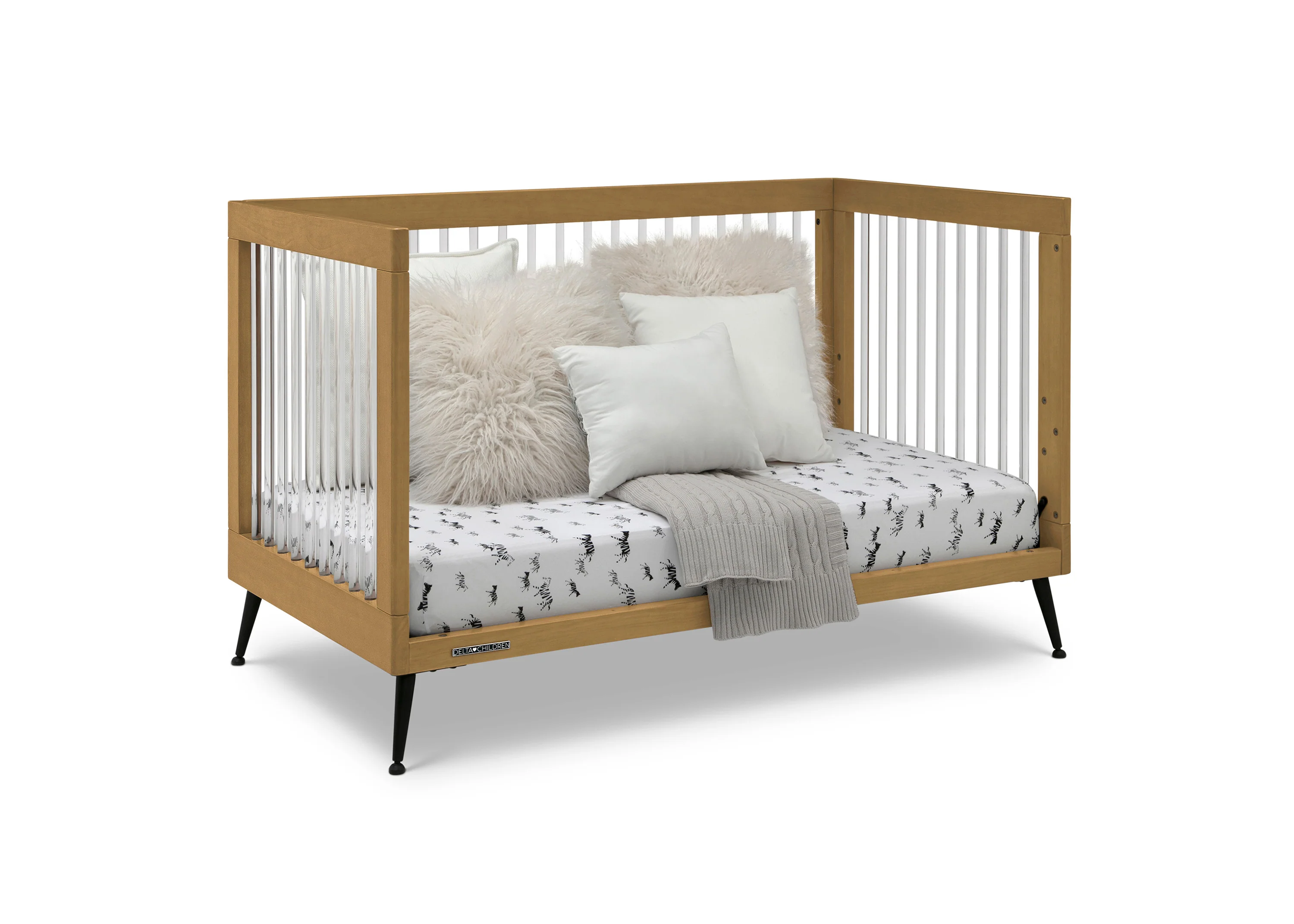 Sloane 4-in-1 Acrylic Convertible Crib - Image 46