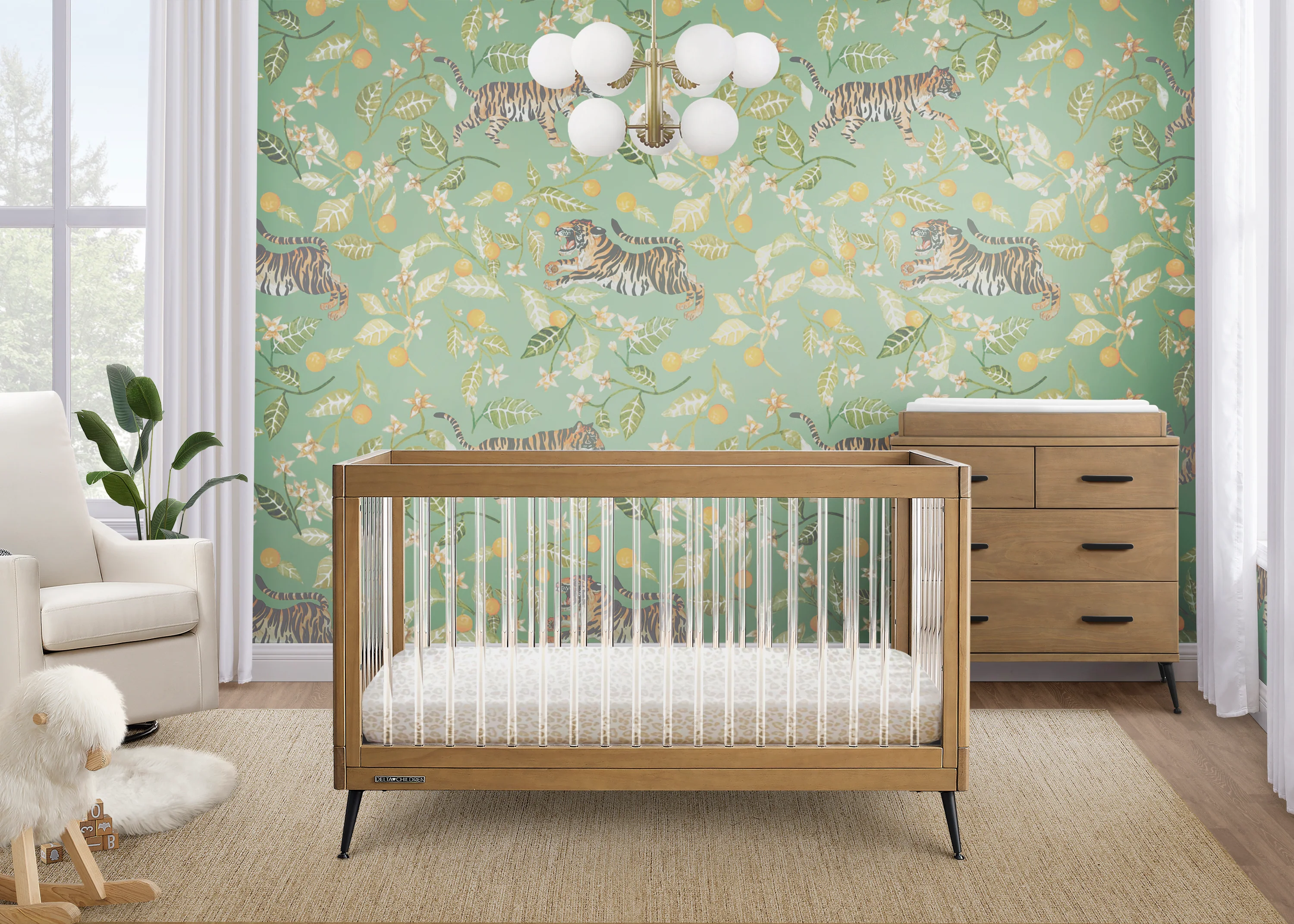 Sloane 4-in-1 Acrylic Convertible Crib - Image 50