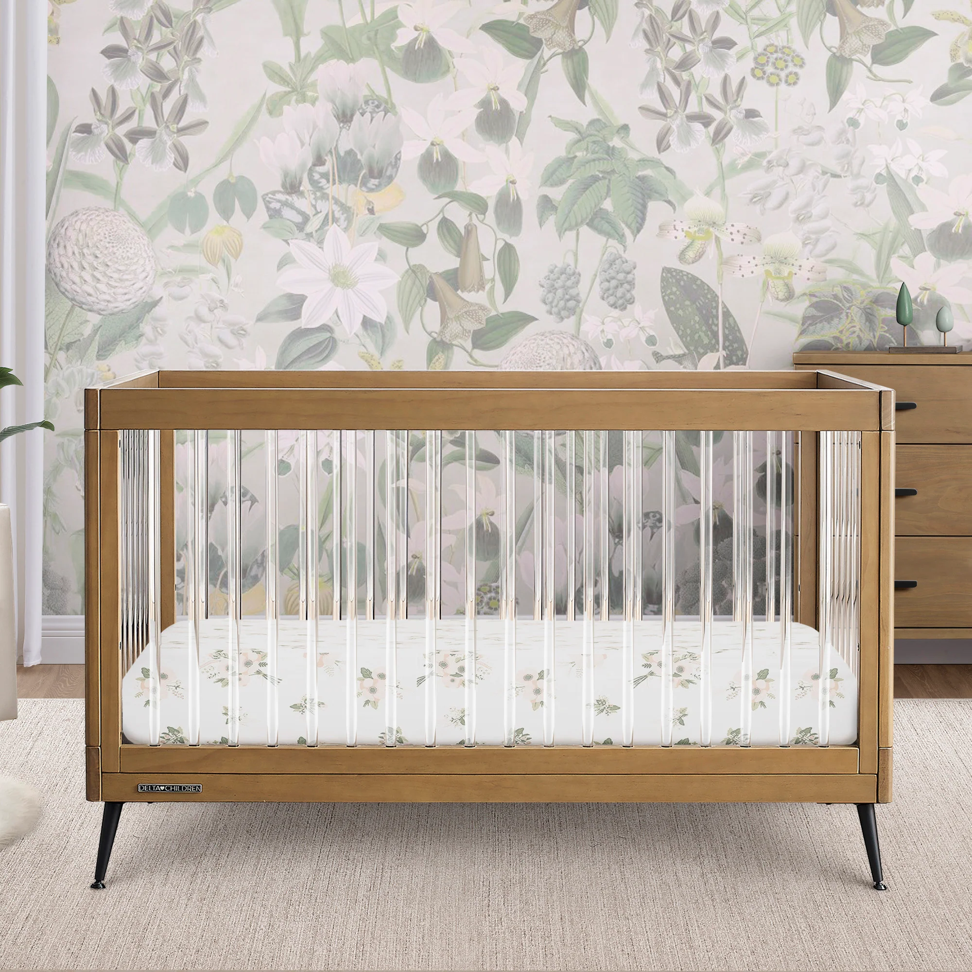 Sloane 4-in-1 Acrylic Convertible Crib - Image 52